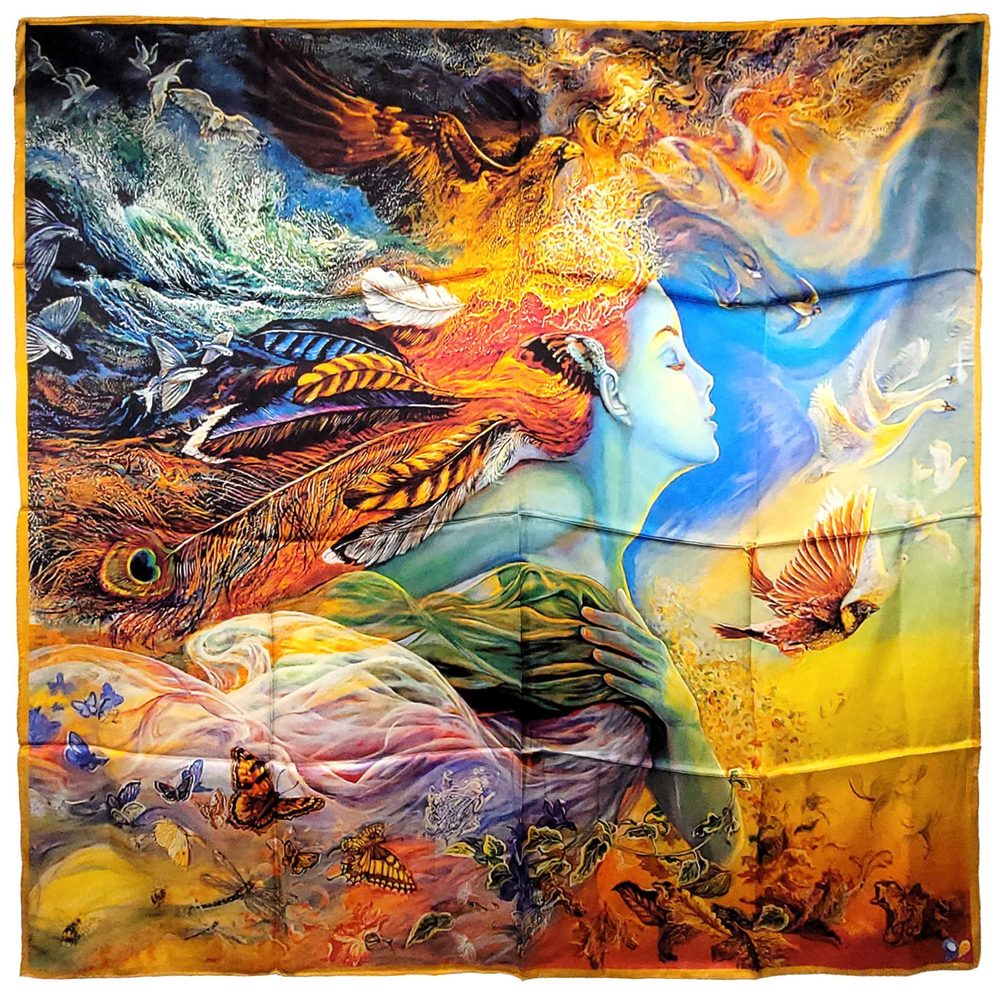 NWT Genuine 100% Mulberry Silk Satin Scarf 52"x52" Large Square Shawl 5102